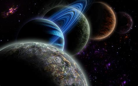 4k Wallpaper Space Planets Solar System