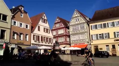 Vaihingen an der Enz Fachwerk Germany - YouTube