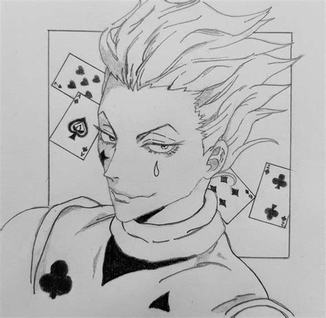 My sketch of Hisoka 🃏 : HunterXHunter