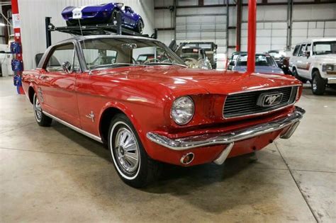 1966 Ford Mustang 92886 Miles Red Coupe Inline-6 Automatic for sale - Ford Mustang 1966 for sale