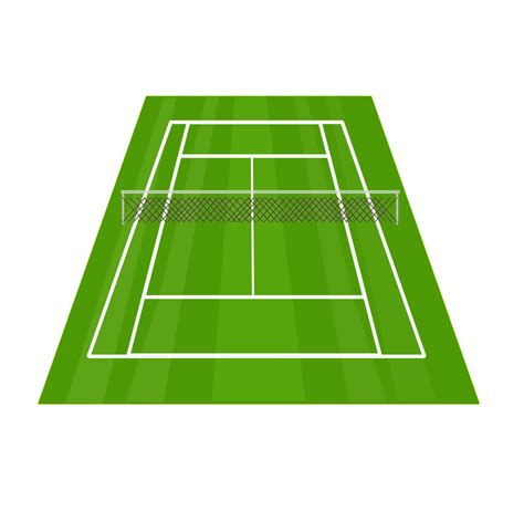 Clipart - tennis court