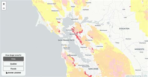 Earthquake Hazard Map Bay Area