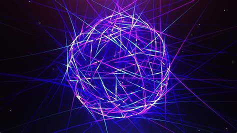 Abstract Neon Ball - Stock Motion Graphics | Motion Array