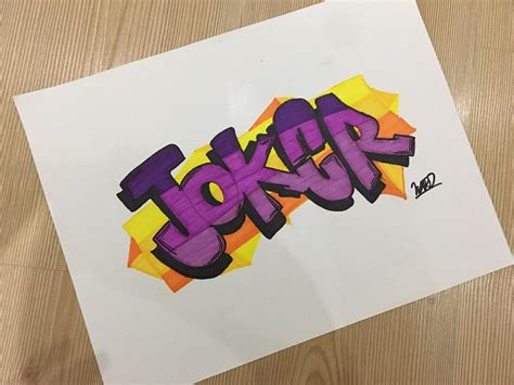 Joker Graffiti- Simple Style ByWard | Çizimler, Sanat