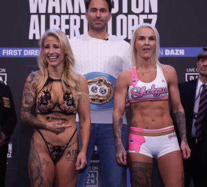 EBANIE BRIDGES VS. SHANNON O'CONNELL WEIGH-IN PHOTOS & VIDEO - ROUND BY ROUND BOXING