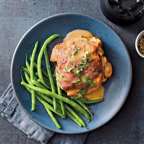 Slow-Cooker Turkey Thighs with Herb Gravy Recipe | EatingWell