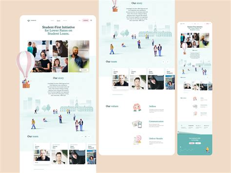 About us / Company Page Design by Julien Renvoye for Voila on Dribbble