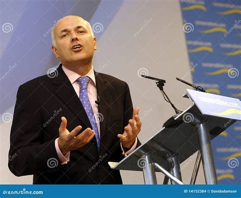 Iain Duncan Smith editorial stock image. Image of conservative - 14152384