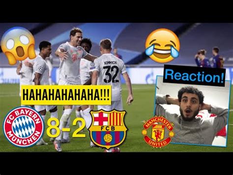 FC Bayern vs FC Barcelona 8-2 Highlights Reaction!! - HAHAHAHAHA - Man ...