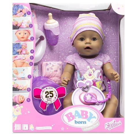 BABY Born Interactive - Ethnic Girl Doll - Online Toys Australia