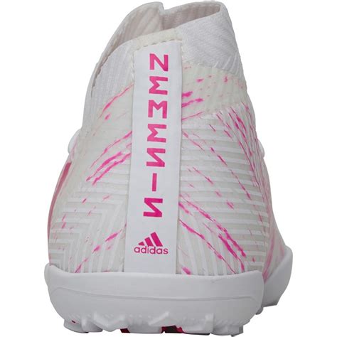 Buy adidas Junior Nemeziz Tango 18.3 TF Astro Turf Football Boots Footwear White/Shock Pink ...