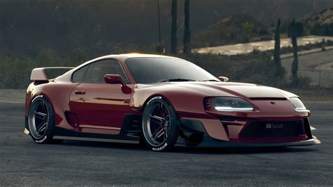 Toyota Supra MK4 Stage 1 Custom Wide Body Kit by Hycade Ver.1 Buy with ...