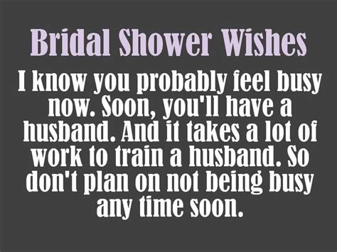 Example Bridal Shower Card Messages | Funny bridal shower, Bridal ...