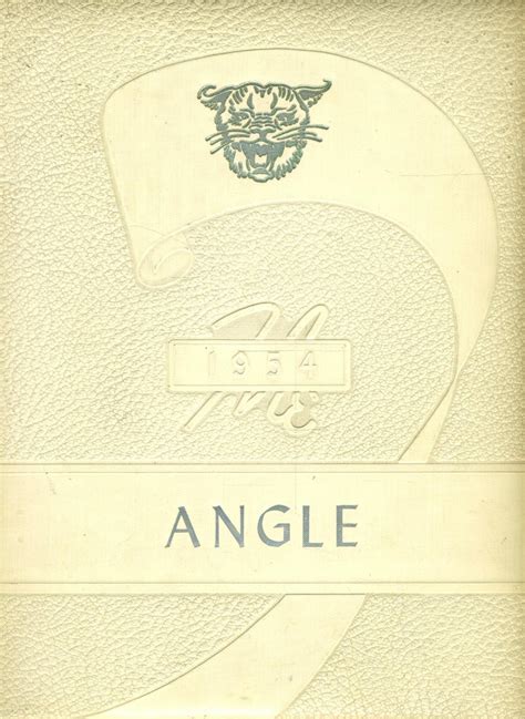 1954 yearbook from Angleton High School from Angleton, Texas