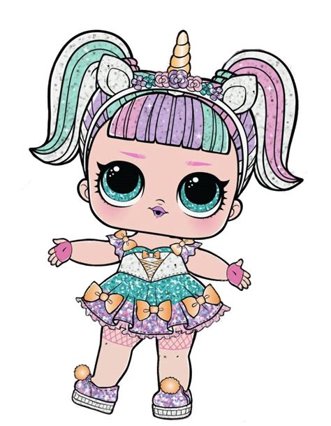 LOL Surprise Sparkle Series Unicorn | Lol dolls, Cute dolls, Doll drawing