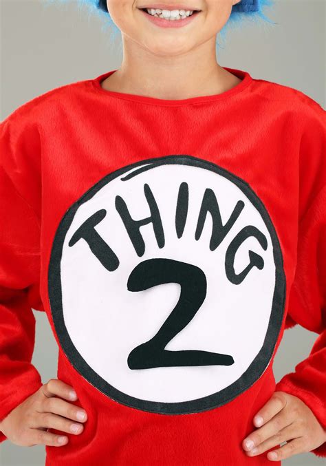 Kids Thing 1 and Thing 2 Deluxe Costume