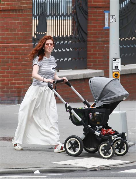 Rose Leslie - Takes her newborn for a stroll in the city in New York-05 ...