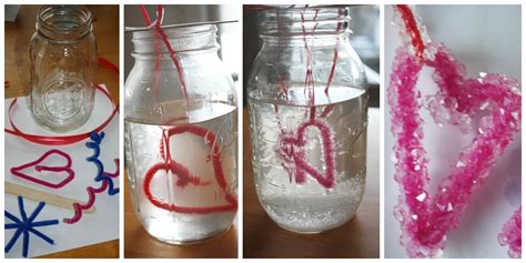 Crystal Hearts Valentine's Day Science Experiment