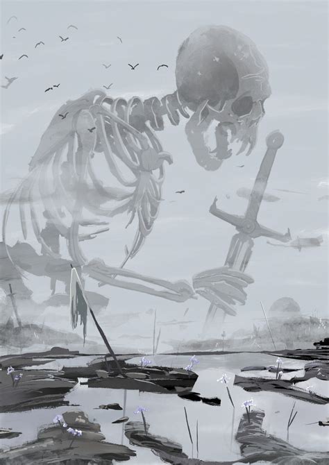 ArtStation - Giant Skeleton - 3rd concept art