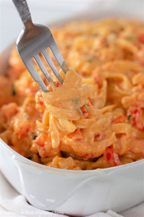 Crawfish Fettuccini is an incredibly delicious pasta dish made with ...