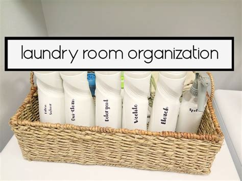 Laundry Room Organization with Labels | Laundry room organization, Laundry room, Room organization