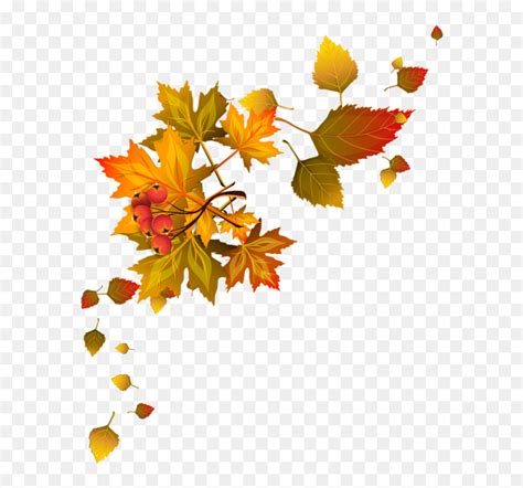 Autumn Leaves Corner Clipart, HD Png Download - vhv