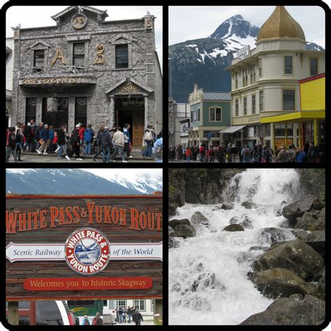 Skagway & Lower Reid Falls at the Gold Rush Cemetery - Skagway, Alaska | Skagway, Skagway alaska ...