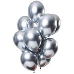 Buy CherishX Chrome Balloons - For Birthday Party Decorations, Engagements, Baby Showers, Silver ...