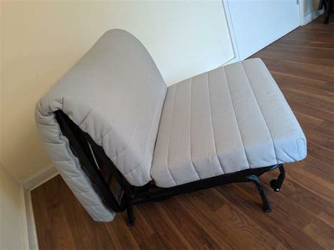 Sofabed single futon IKEA lycksele premium mattress sofa chair bed | in Putney, London | Gumtree