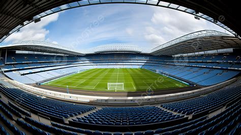 The Pitch At Manchester City Fc Background, Picture Of The Etihad ...