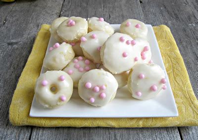 Hungry Couple: Baked Lemon Glazed Mini Doughnuts