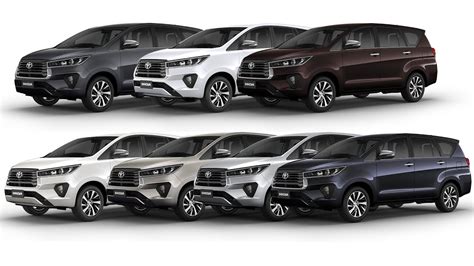 2021 Toyota Innova Crysta - All Colour Options - Images | AUTOBICS ...