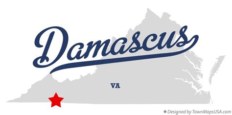 Map of Damascus, VA, Virginia