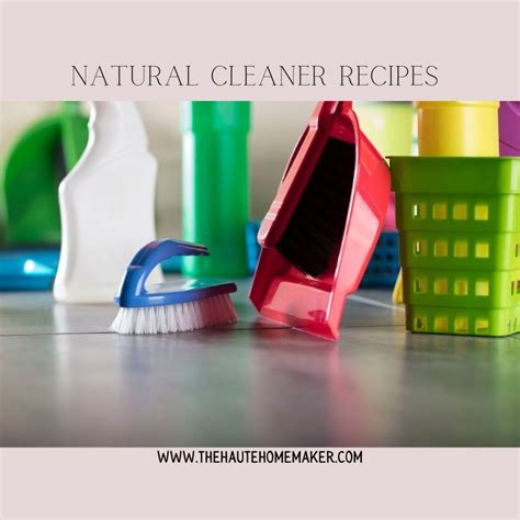 My Natural Cleaner Recipes - The Haute Homemaker