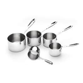 Stainless Steel Measuring Cup Set, 5 piece