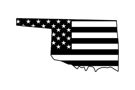 Oklahoma State American Flag PNG SVG Graphic by SunandMoon · Creative Fabrica