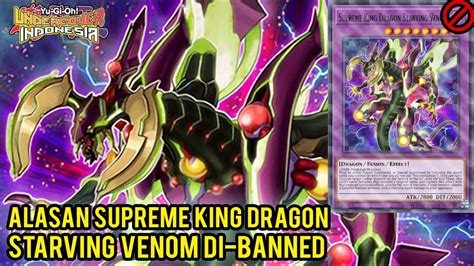 Kenapa Supreme King Dragon Starving Venom Forbidden di Yu-Gi-Oh!? - YouTube