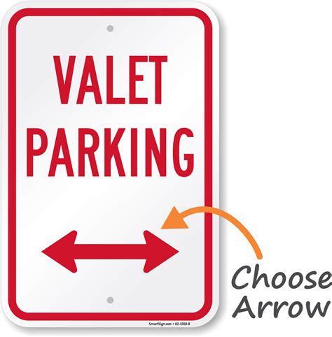 Valet Parking Signs