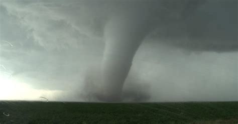 Watch: Dramatic video captures tornadoes touching down in Kansas - CBS News