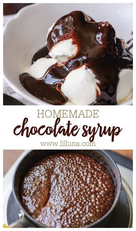 Homemade Chocolate Syrup - Only 5 Ingredients! | Lil' Luna