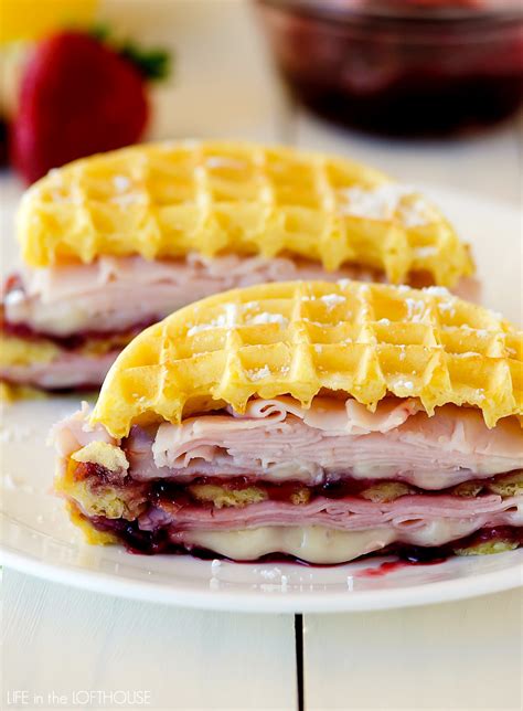 Monte Cristo Waffle Sandwiches - Life In The Lofthouse