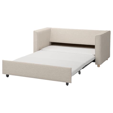 PÄRUP 2-seat sofa-bed, Gunnared beige - IKEA