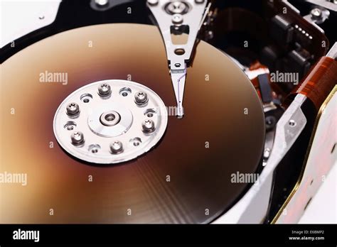 Computer Hard Drive Disc Platter Stock Photo - Alamy