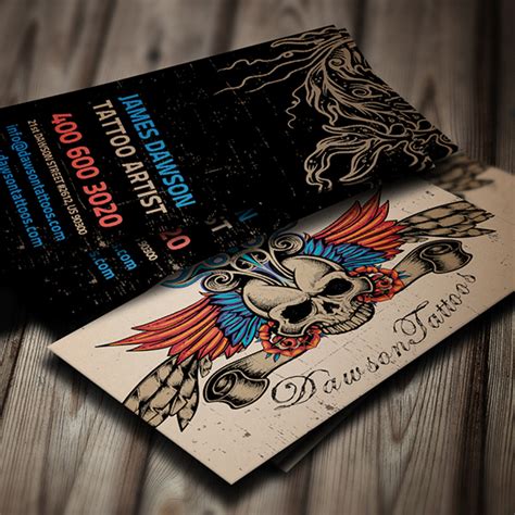 Tattoo Artist Business Card on Behance