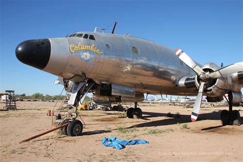 Lockheed C-121A Constellation Columbine II, Air Force One, Pres. Dwight ...