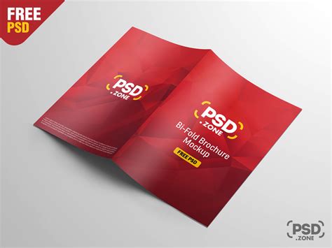 A4 Bi-Fold Brochure Mockup – Download PSD