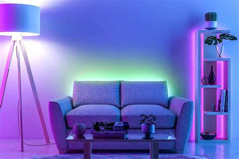 Purple Light Room