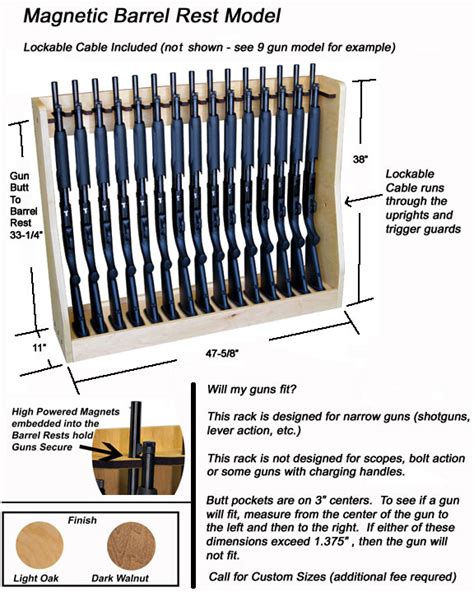 Wood Working: More Gun rack plans upright