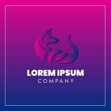 Premium Vector | Business fox logo template