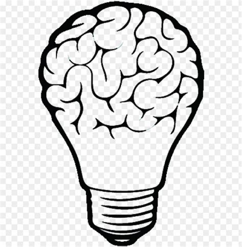 Free download | HD PNG incandescent light bulb drawing brain brain ...